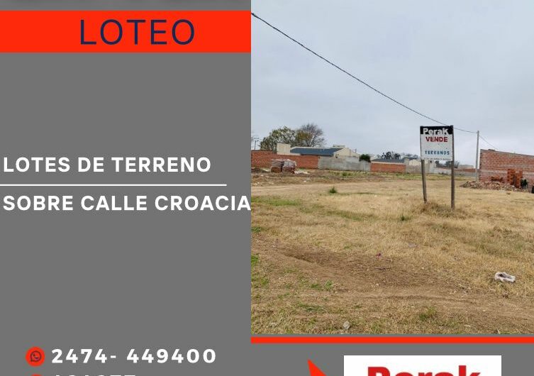 LOTE DE TERRENOS EN VENTA!